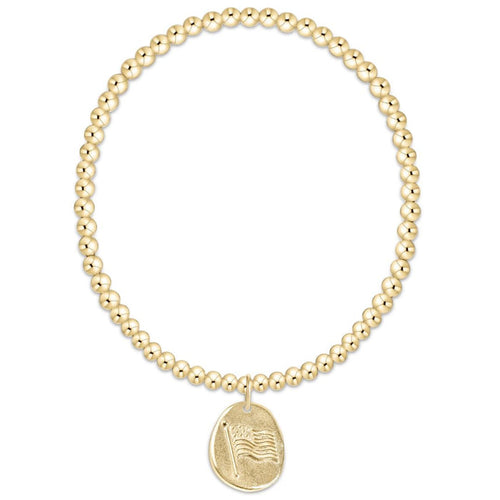 E Newton Classic Inspire America Disc Bracelet