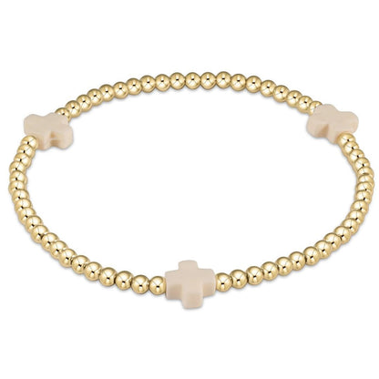 E Newton Extends Colorful Signature Cross Bracelet