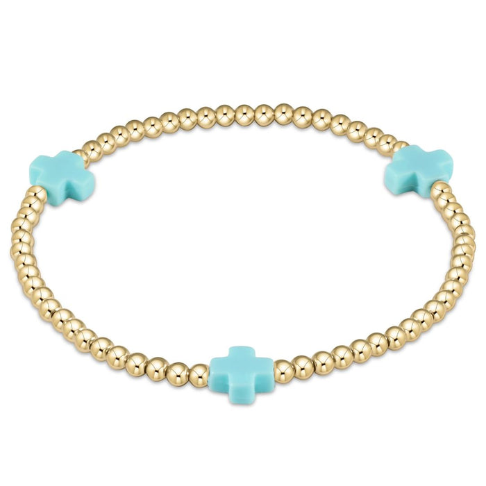E Newton Extends Colorful Signature Cross Bracelet