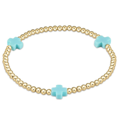 E Newton Extends Colorful Signature Cross Bracelet