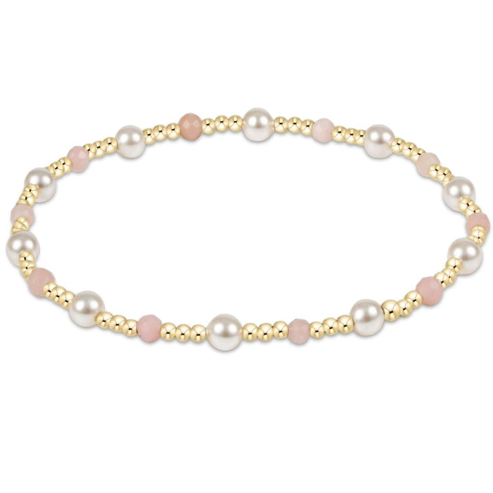 E Newton Extends Pearl Sincerity 4mm Gem Bracelet