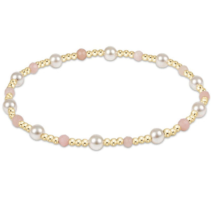 E Newton Extends Pearl Sincerity 4mm Gem Bracelet