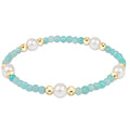 E Newton Extends Purpose Pearl 6mm Gem Bracelet