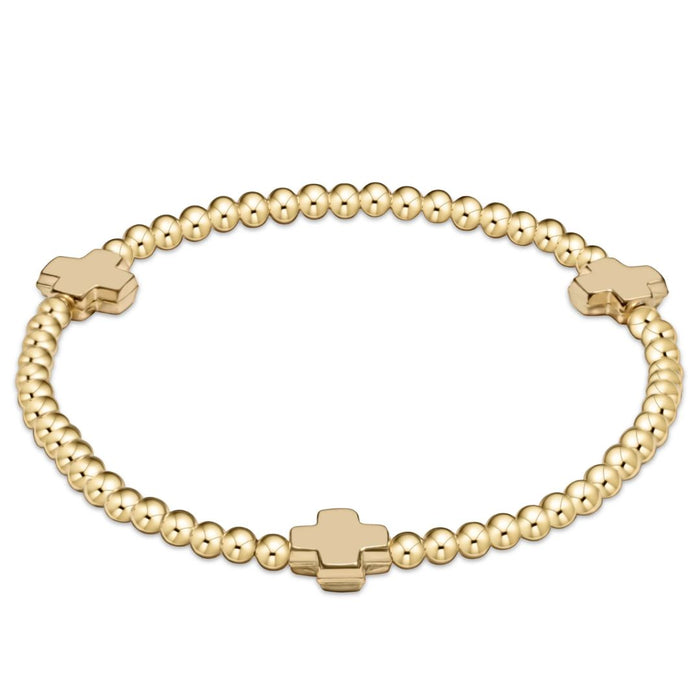 E Newton Extends Signature Cross Bracelet