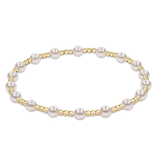 E Newton Extends Sincerity Pearl Bracelet