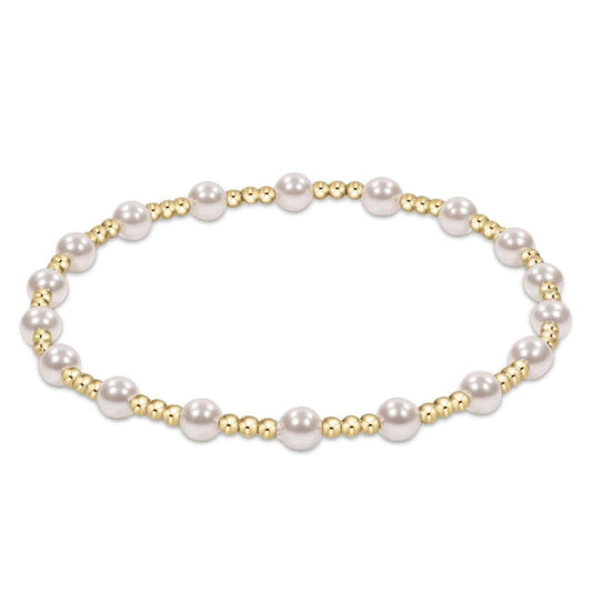 E Newton Extends Sincerity Pearl Bracelet