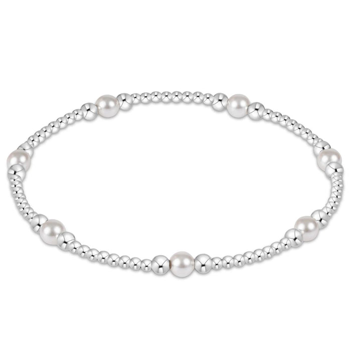 Pearl 4mm Sterling Silver