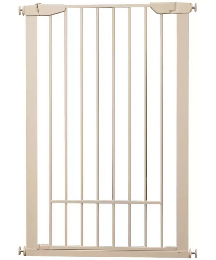 Extra Tall Pressure Fit Pet Gate White | Safety Gate for Dogs & Pets