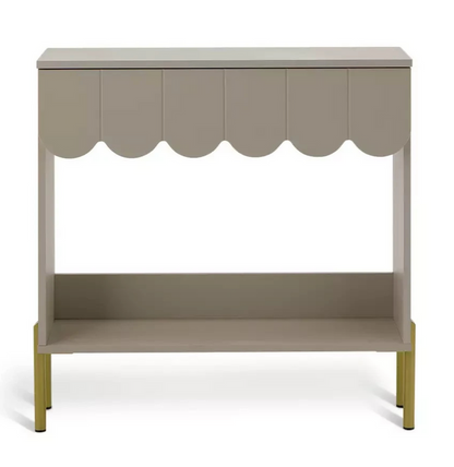 Fala 1 Drawer Console Table Natural | Hallway Storage Furniture Unit