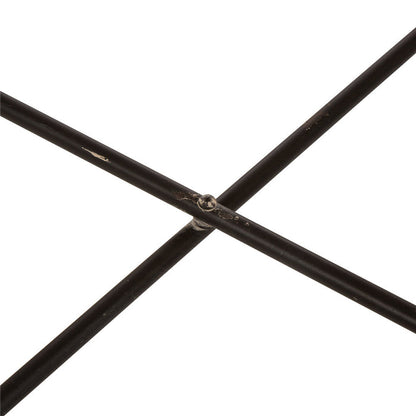 Farmhouse Metal Enamel Serving Tray Table