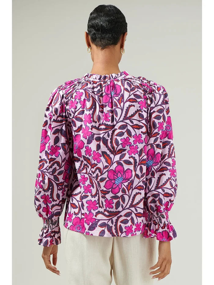 FLORAL RUSSO BLOUSE