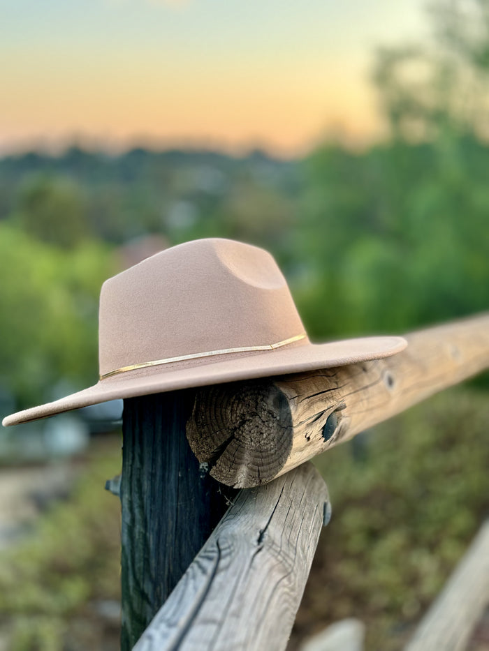 GIDDY UP GOLD CHAIN HAT