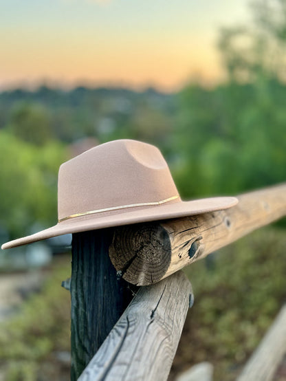 GIDDY UP GOLD CHAIN HAT