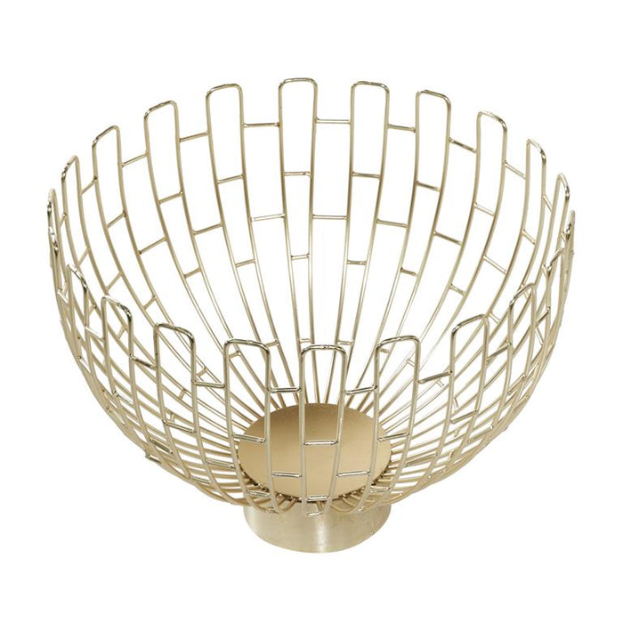 GOLD METAL CONTEMPORARY DECORATIVE BOWLS