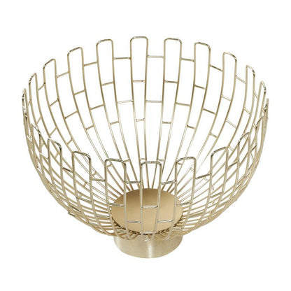 GOLD METAL CONTEMPORARY DECORATIVE BOWLS
