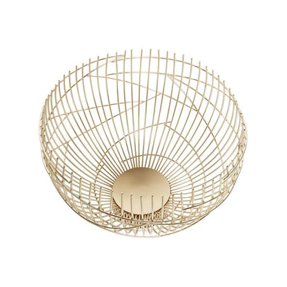 GOLD METAL CONTEMPORARY DECORATIVE BOWLS
