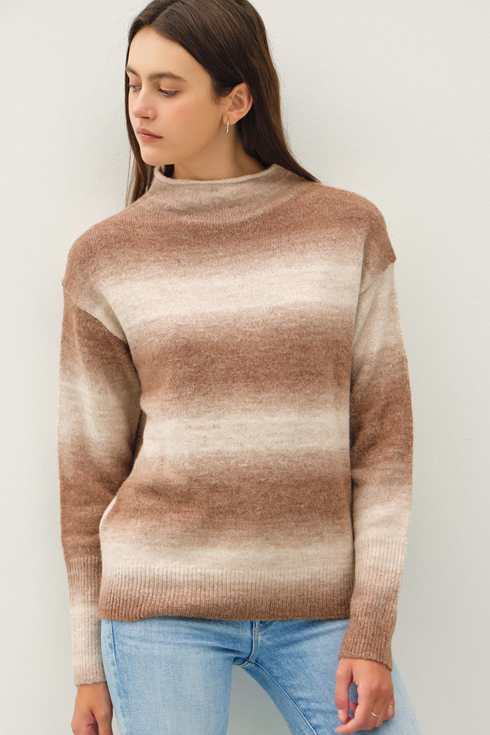 GRADIANT STRIPED SWEATER