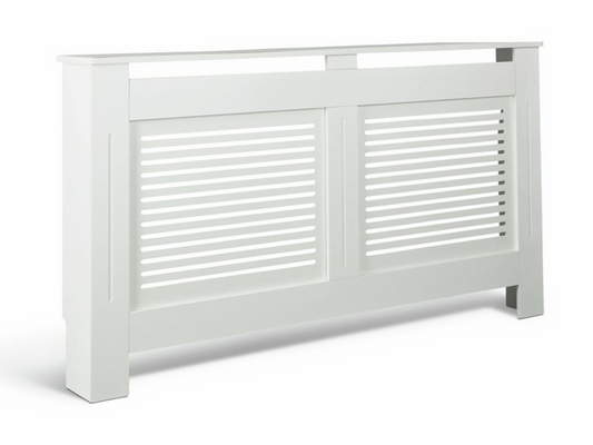 Habitat Austin Large Radiator Cover - White | Heater Cover Box Grill Panel
