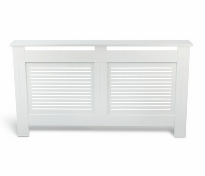 Habitat Austin Large Radiator Cover - White | Heater Cover Box Grill Panel