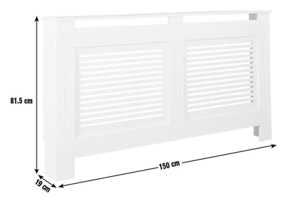 Habitat Austin Large Radiator Cover - White | Heater Cover Box Grill Panel
