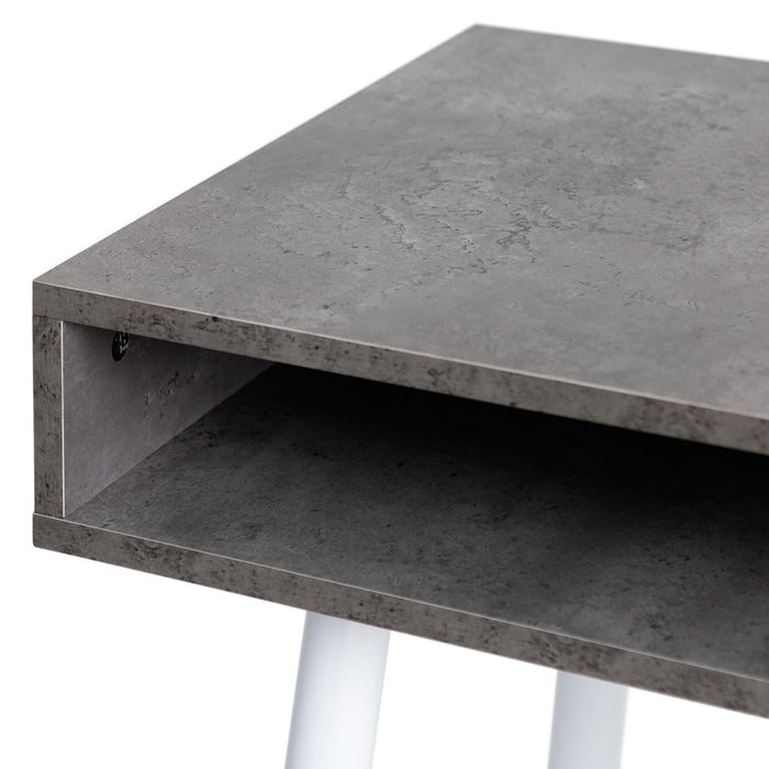 Habitat Concrete Style Office Desk - Grey ( B Grade 20878 )