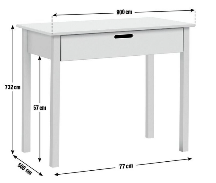 Habitat Kids Rico 1 Drawer Desk - White