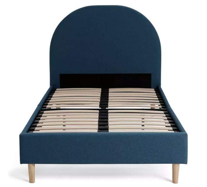 Habitat Olivia Single Bed Frame - Blue | Sturdy Modern Bed Kids Teens Bedroom