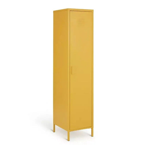Habitat Tall 1 Door 4 Shelf Locker - Mustard