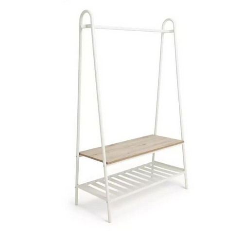 Habitat Turner Double Clothes Rail - White