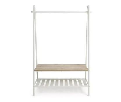 Habitat Turner Double Clothes Rail - White