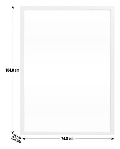Habitat Wall Mounted Mirror - Grey - 70x100cm