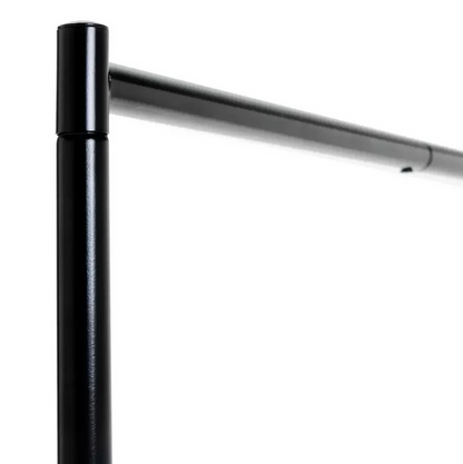 Heavy Duty 6 Feet Wide Clothes Rail Black | Garment Hanging Rail Clothes Storage