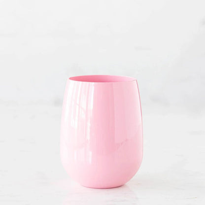 Hester & Cook Opaque Stemless Wine Symglass w/ Vinyl