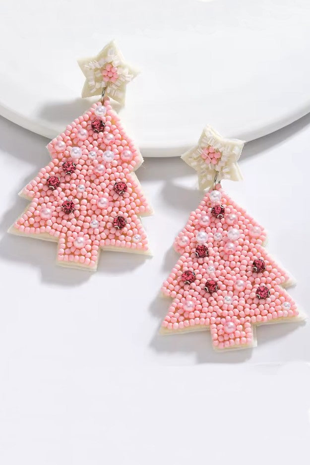 HOLIDAY BEADED EARRINGS