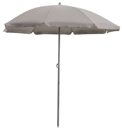 Home 4 Seater Metal Patio Set - Light Grey | Outdoor Garden Furniture