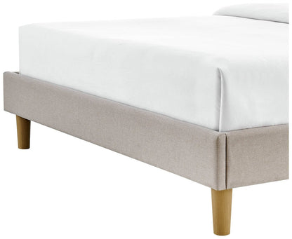Home Arthur Platform Small Double Bed Frame - Natural | Modern bed frame
