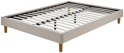 Home Arthur Platform Small Double Bed Frame - Natural | Modern bed frame