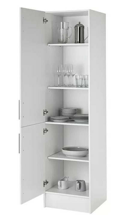 Home Athina 500mm Fitted Kitchen Tall Unit - White ( B Grade )