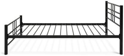 Home Atlas Single Metal Bed Frame - Black | Modern Strong Bedroom Furniture Bed