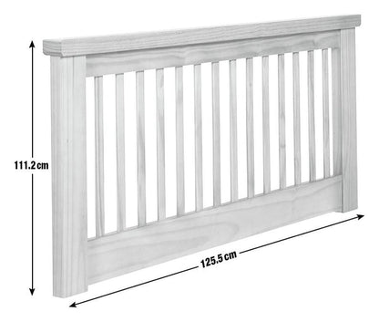 Home Aubrey Small Double Headboard - White | Minimalist white headboard