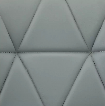 Home Boutique Faux Leather Office Chair Grey | Modern Desk Chair Home Office Fur