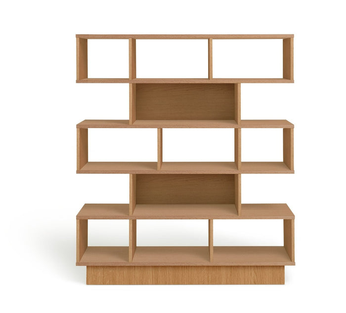 Home Cube Wide Shelving Unit - Oak Effect