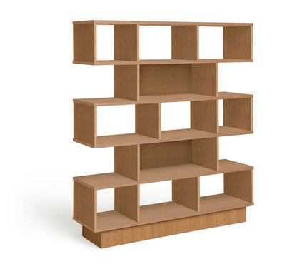 Home Cube Wide Shelving Unit - Oak Effect