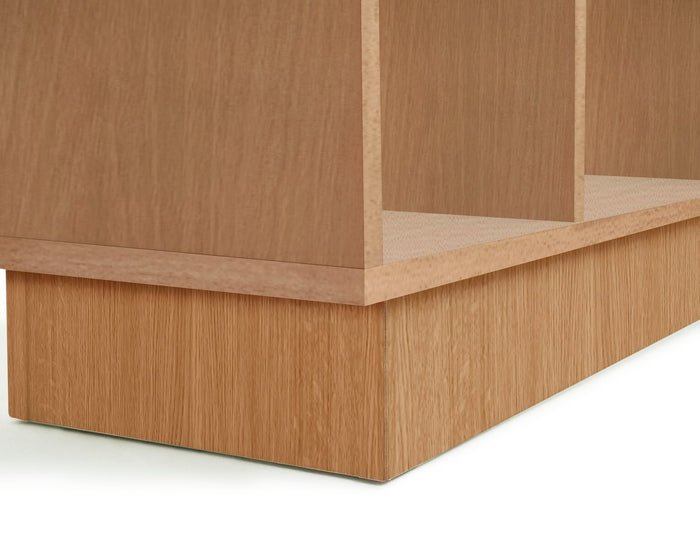 Home Cube Wide Shelving Unit - Oak Effect