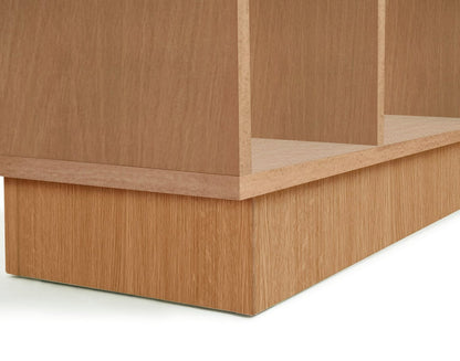 Home Cube Wide Shelving Unit - Oak Effect