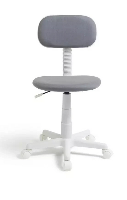 Home Fabric Office Chair Grey | Swivel Office Desk Chair Furniture
