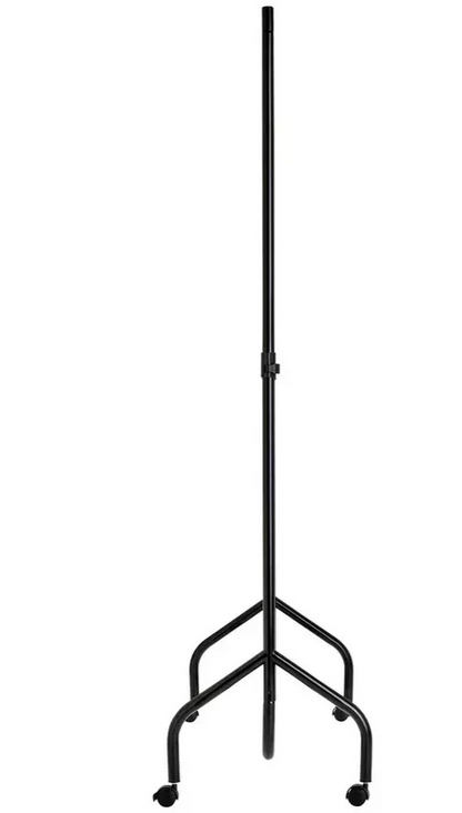 Home Heavy Duty 4 Feet Clothes Rail Black | Garment Hanging Rail Clothes Storage