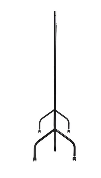 Home Heavy Duty Single 5 Feet Clothes Rail Black | Garment Hanging Rail Clothes