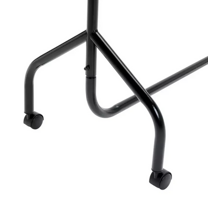 Home Heavy Duty Single 5 Feet Clothes Rail Black | Garment Hanging Rail Clothes