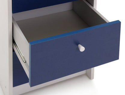 Home Kids Malibu 3 Drawers Desk - Blue & White | Kids desk with storage